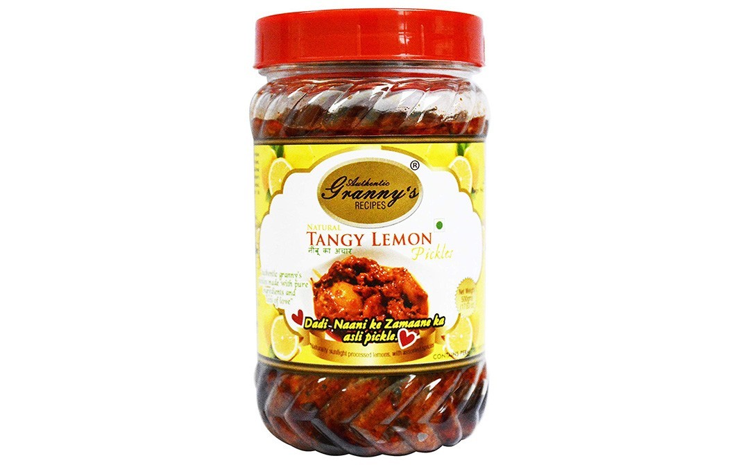 Authentic Granny's Recipes Tangy Lemon Pickles    Jar  500 grams